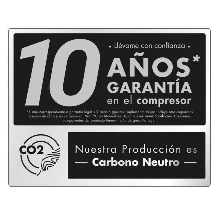 Nevera Haceb Frost 213 L Titanio con Dispensador de Agua – Tecnología y Ahorro - Mercacity Colombia
