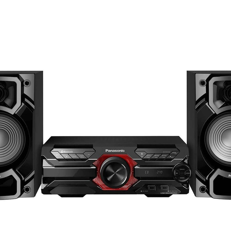 Minicomponente Panasonic SC-AKX320 450 W RMS – Sistema Hi-Power con Bluetooth & DJ Jukebox - Mercacity Colombia