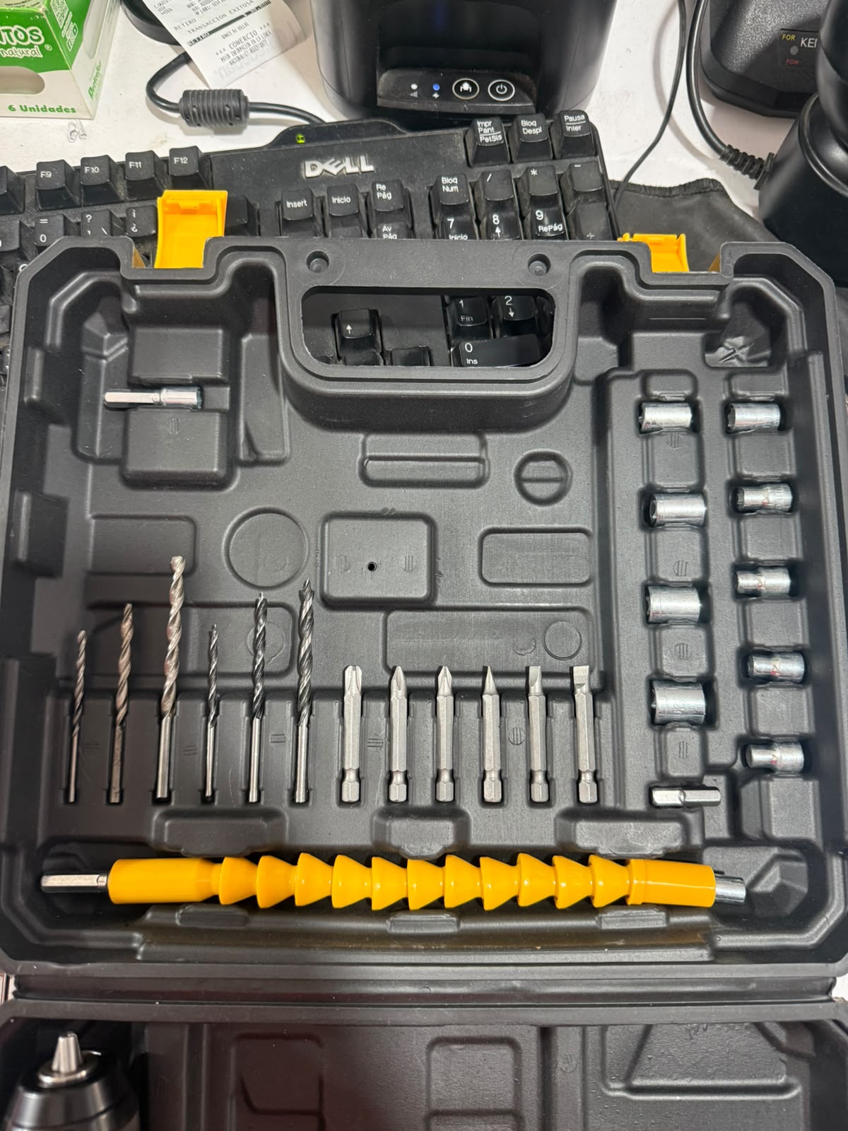 Kit Taladro Inalámbrico Protool + 2 Baterías y Accesorios