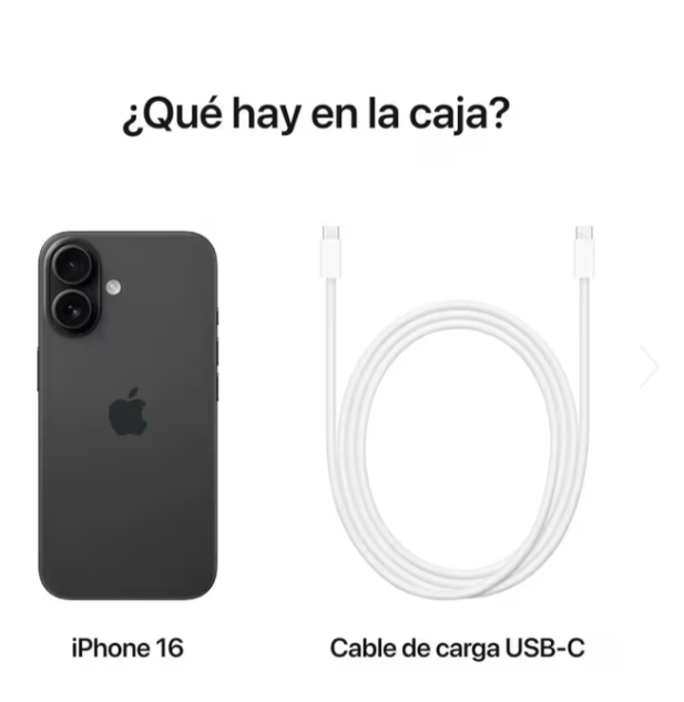 iPhone 16 Apple 128GB 5G Negro - Potencia y Diseño en Mercacity - Mercacity Colombia