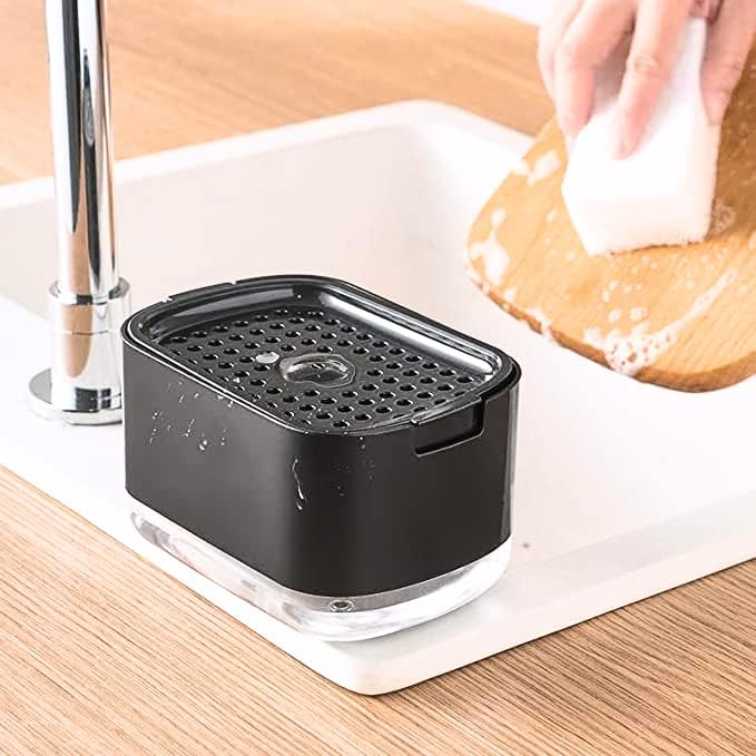 Dispensador de Jabón Líquido con Esponja FK24-08 – Práctico y Eficiente para la Cocina - Mercacity Colombia