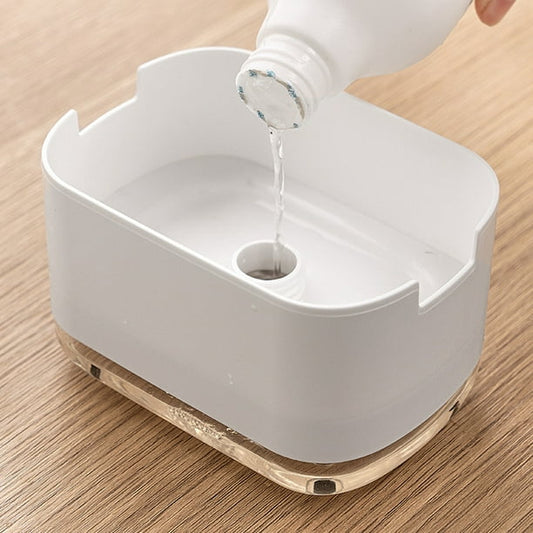 Dispensador de Jabón Líquido con Esponja FK24-08 – Práctico y Eficiente para la Cocina - Mercacity Colombia