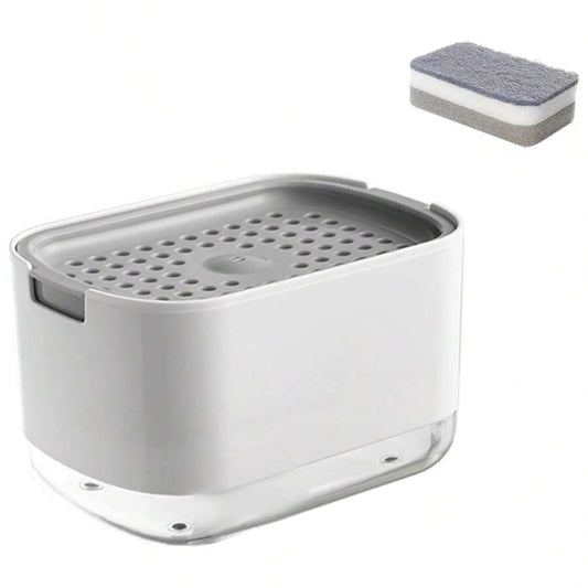 Dispensador de Jabón Líquido con Esponja FK24-08 – Práctico y Eficiente para la Cocina - Mercacity Colombia