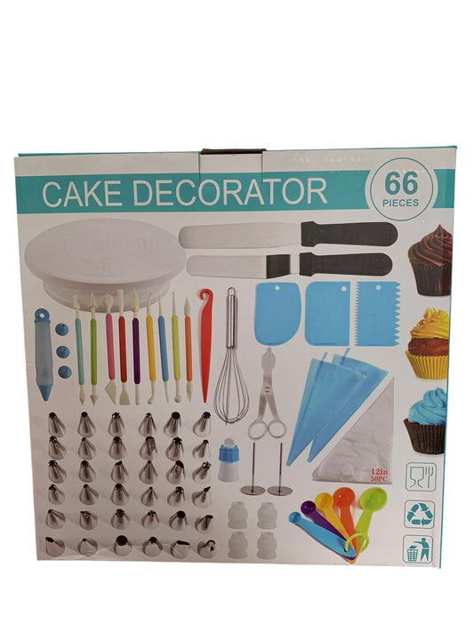 🎂 Kit de Decoración de Pastelería 66 Piezas – Crea Postres Profesionales en Casa - Mercacity Colombia