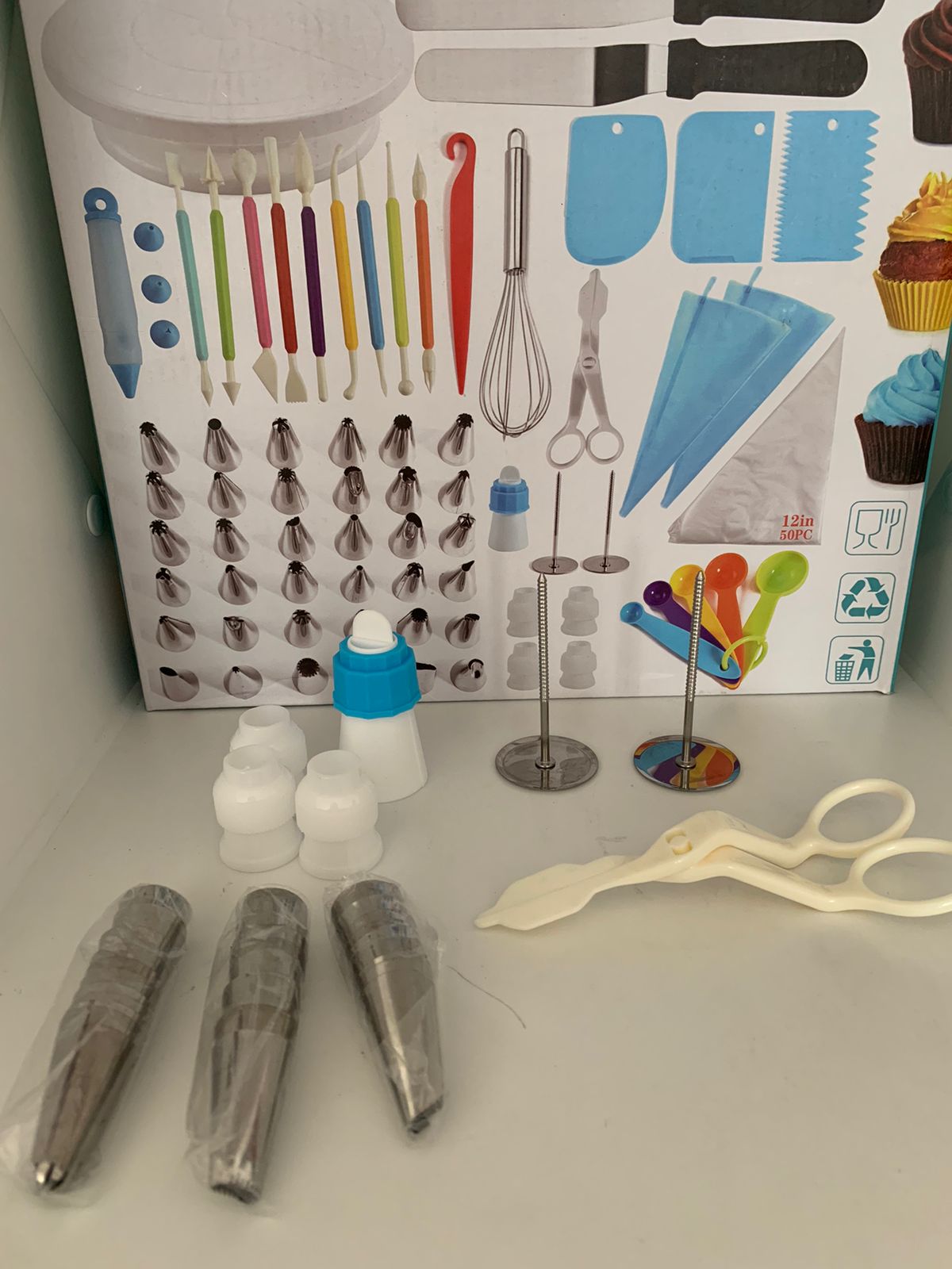 🎂 Kit de Decoración de Pastelería 66 Piezas – Crea Postres Profesionales en Casa - Mercacity Colombia