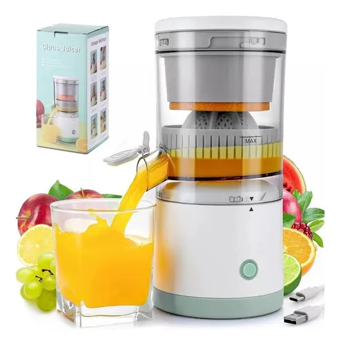 Exprimidor de Frutas Inalámbrico Portátil – Jugo Fresco en Cualquier Lugar 🍊🥤 - Mercacity Colombia