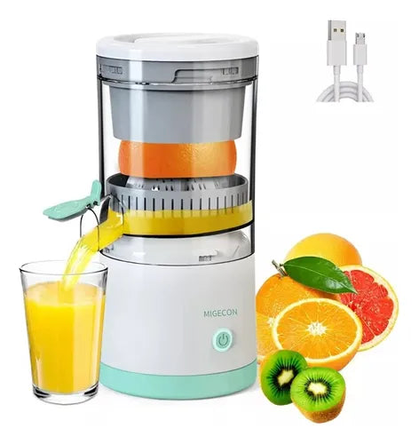 Exprimidor de Frutas Inalámbrico Portátil – Jugo Fresco en Cualquier Lugar 🍊🥤 - Mercacity Colombia