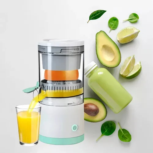 Exprimidor de Frutas Inalámbrico Portátil – Jugo Fresco en Cualquier Lugar 🍊🥤 - Mercacity Colombia