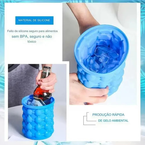 🧊 Molde de Silicona para Cubos de Hielo – Práctico, Reutilizable y Multiusos 🍹✨ - Mercacity Colombia