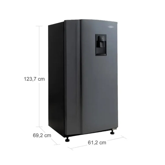Nevera Haceb Frost 213 L Titanio con Dispensador de Agua – Tecnología y Ahorro - Mercacity Colombia