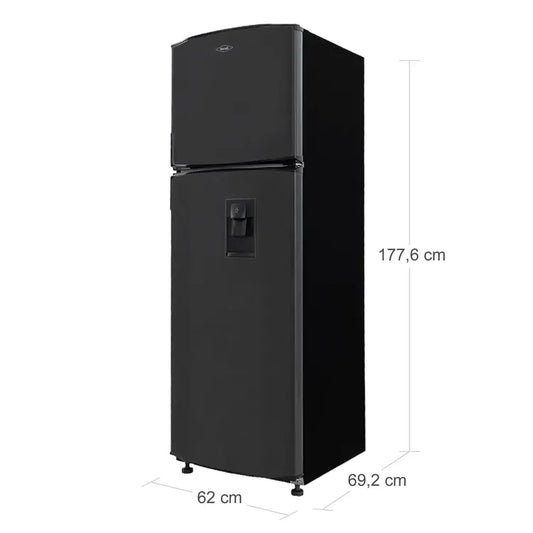 Nevera Haceb N311 No Frost 294 L – Manija Interna Titanio / Gris Plomo, Eficiencia Energética B - Mercacity Colombia