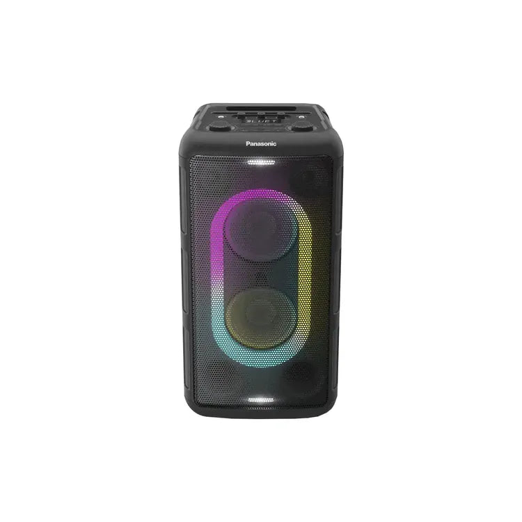 Torre de Sonido Panasonic SC-TMAX15 300 W RMS – Doble Woofer & Iluminación LED - Mercacity Colombia