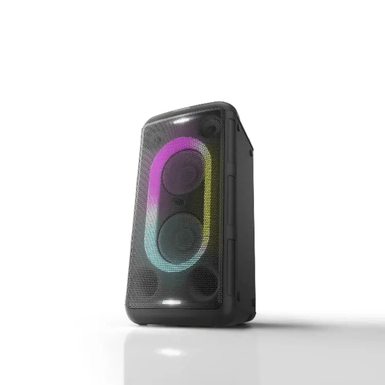 Torre de Sonido Panasonic SC-TMAX15 300 W RMS – Doble Woofer & Iluminación LED - Mercacity Colombia