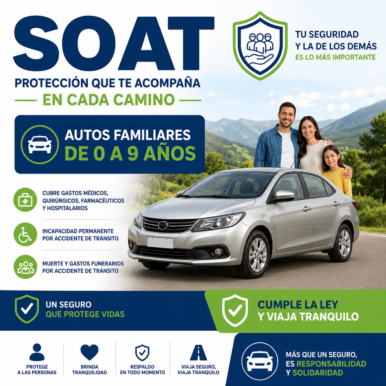 SOAT Autos familiares menos de 1500cc de 0 a 9 años - Mercacity Colombia