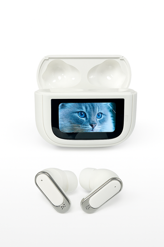 Auriculares Bluetooth con Pantalla LED Smart Display | Sonido Hi-Fi, Larga Autonomía, Diseño Premium - Mercacity Colombia