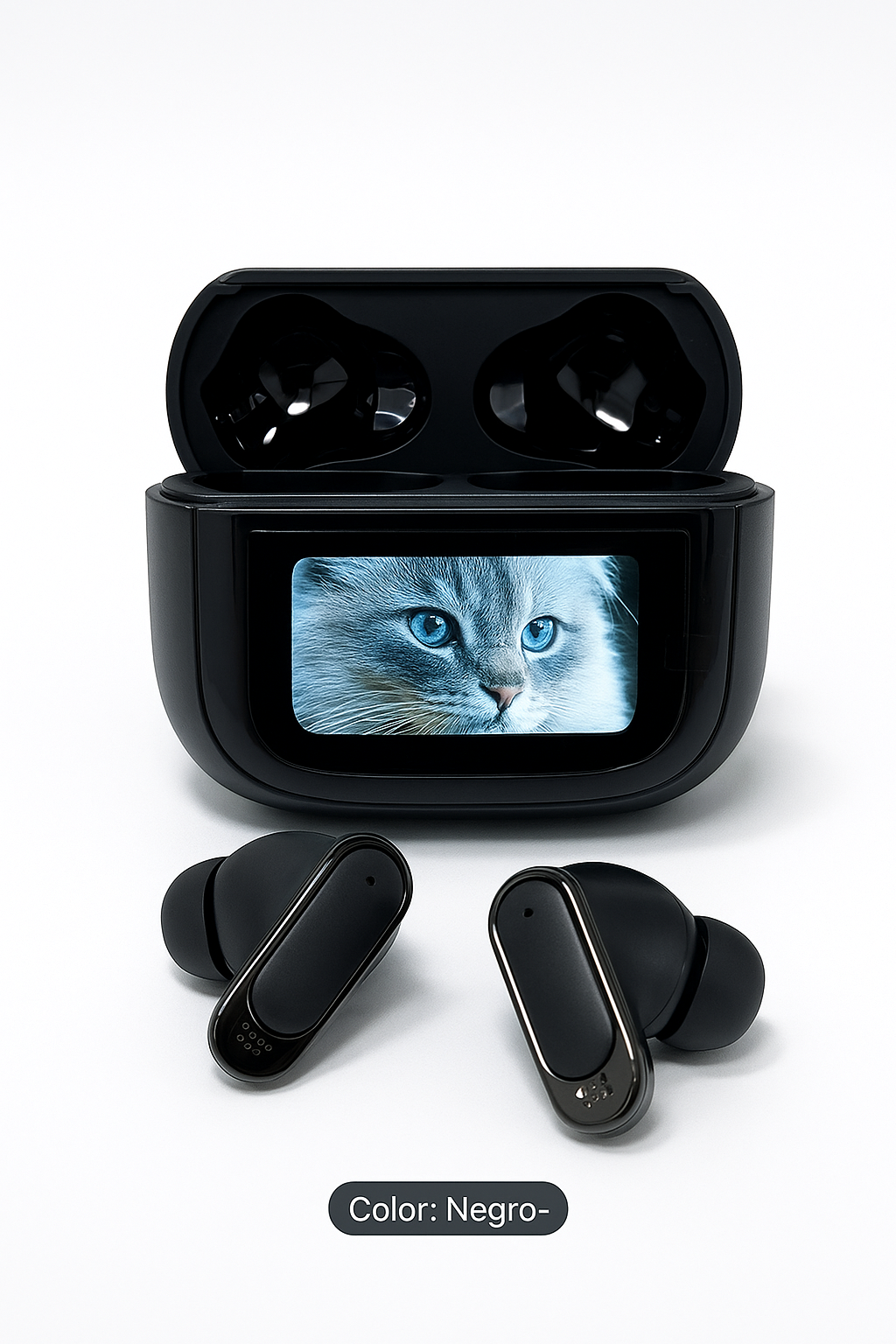 Auriculares Bluetooth con Pantalla LED Smart Display | Sonido Hi-Fi, Larga Autonomía, Diseño Premium - Mercacity Colombia