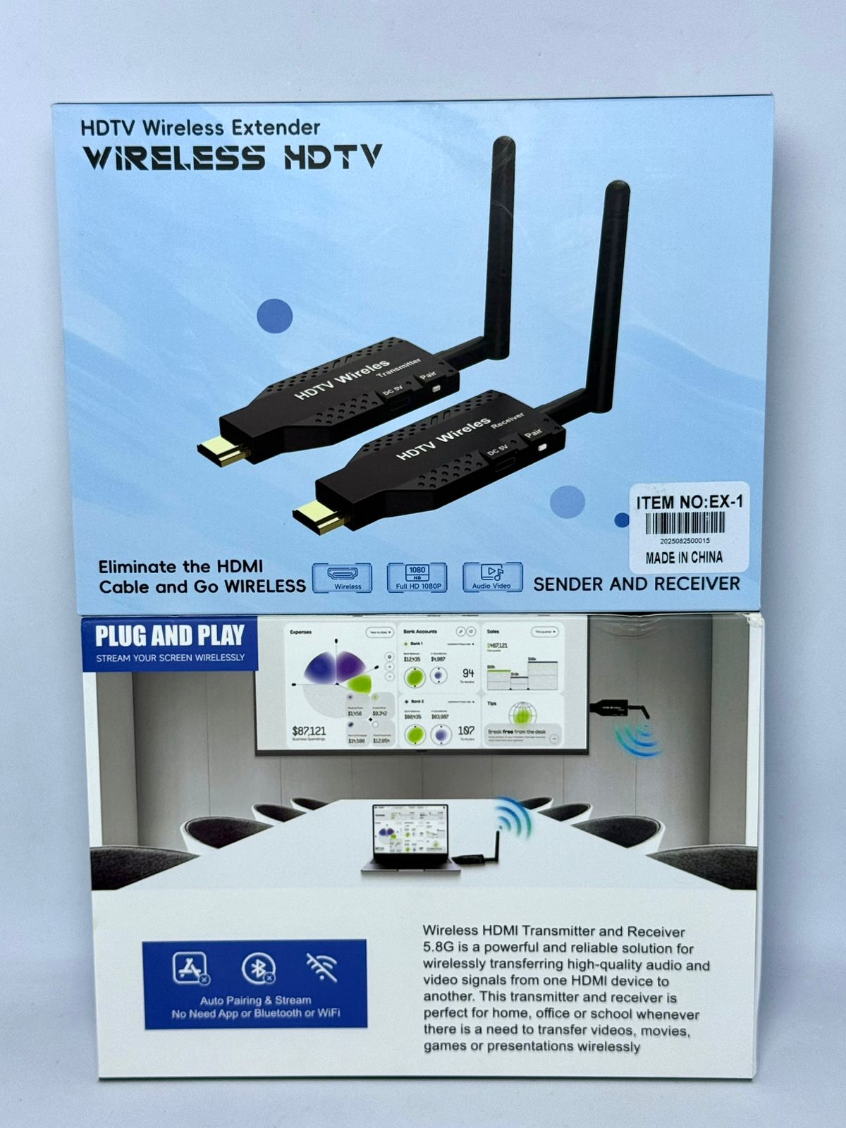 📡 TRANSMISOR HDMI INALÁMBRICO HDTV - Mercacity Colombia