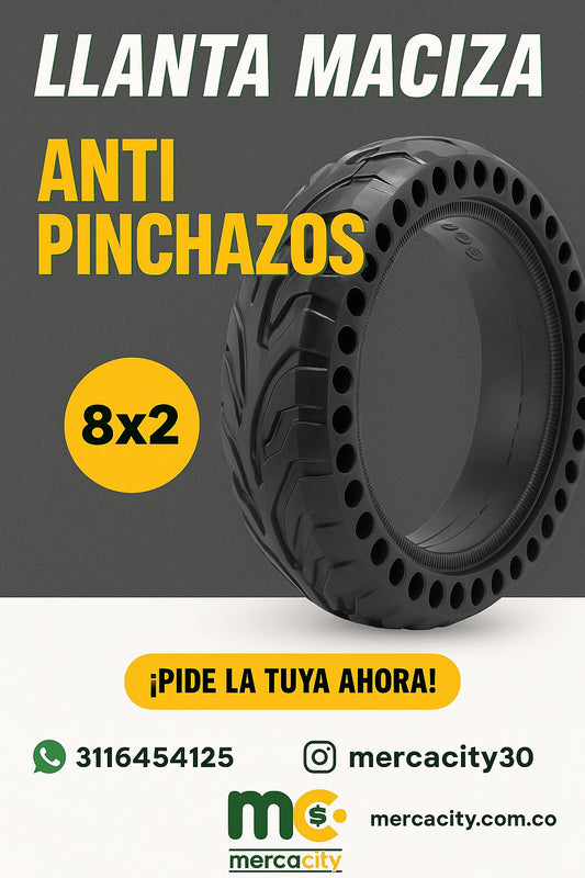 Llanta maciza antipinchazos NINEBOT - Mercacity Colombia