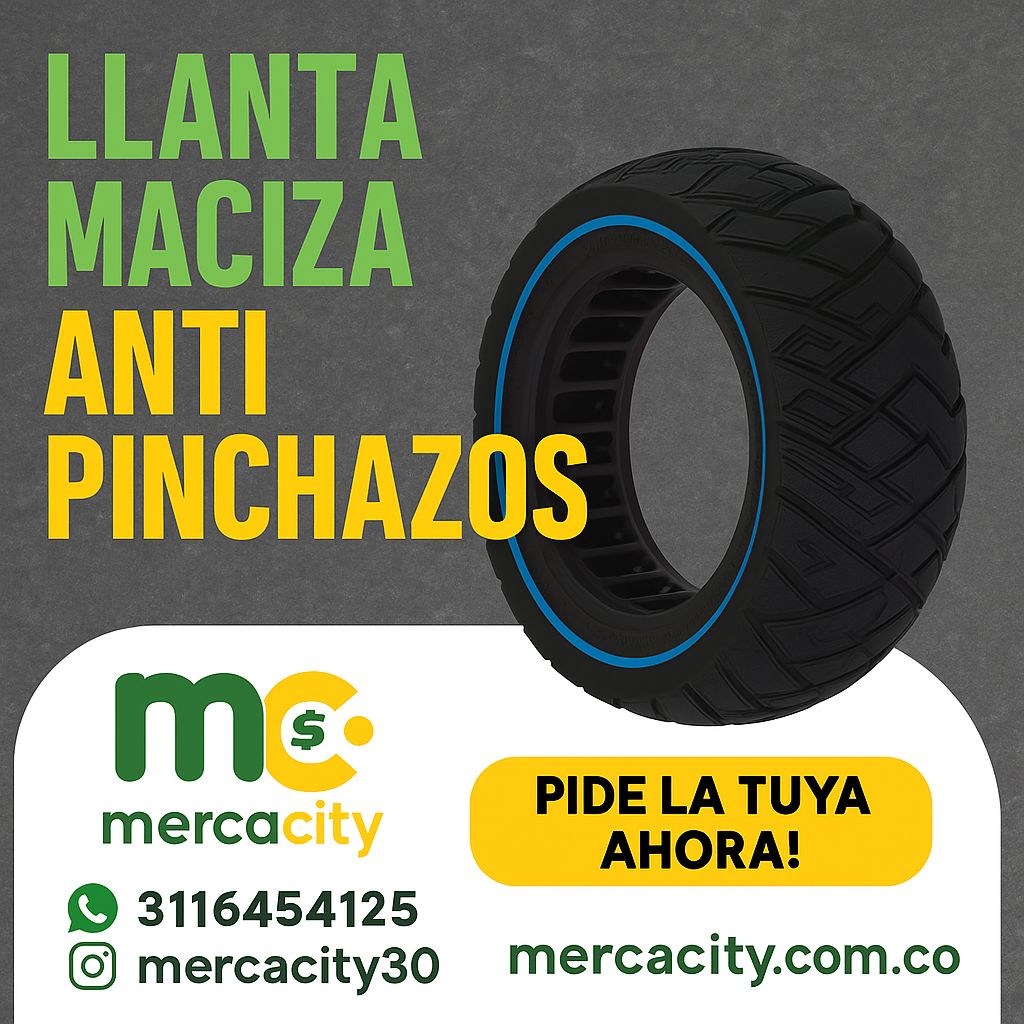 Llanta maciza antipinchazos - Mercacity Colombia