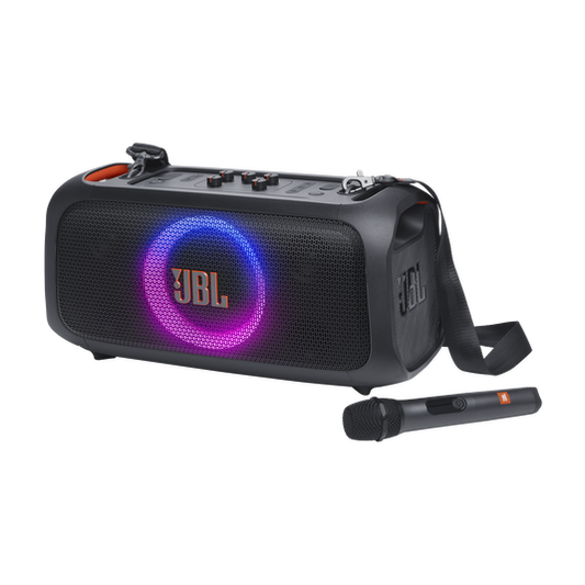 JBL PartyBox On-The-Go Essential – 100 W, Micrófono Inalámbrico, Luces RGB & Batería 6h - Mercacity Colombia