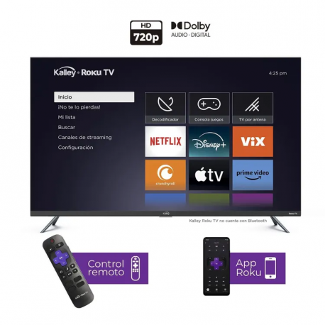 Televisor Kalley 32" Smart TV Roku HD 720p – Entretenimiento Inteligente - Mercacity Colombia