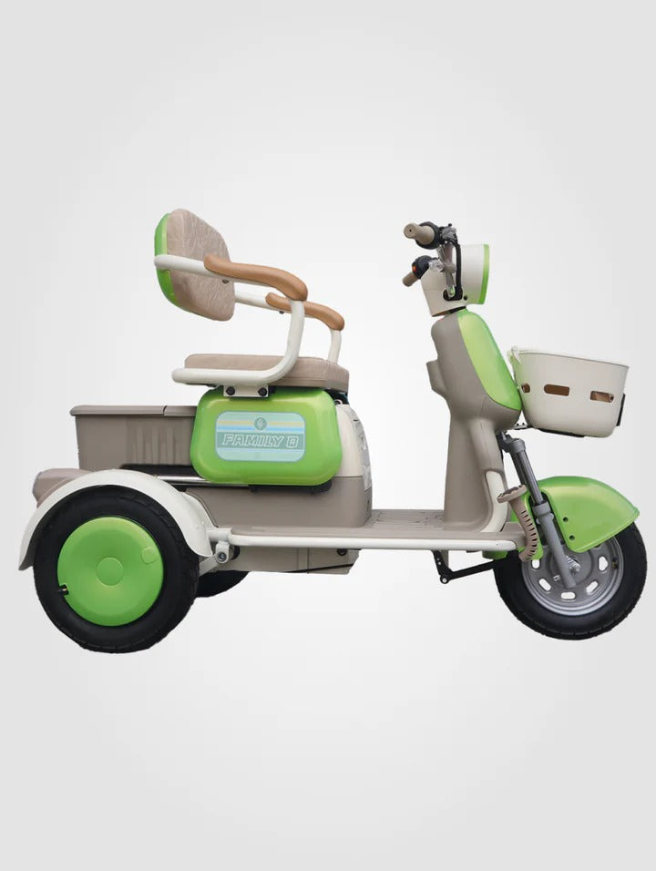 MOTONETA ELÉCTRICA FAMILY Q 3 PUESTOS | Potencia, comodidad y ahorro en cada recorrido - Mercacity Colombia