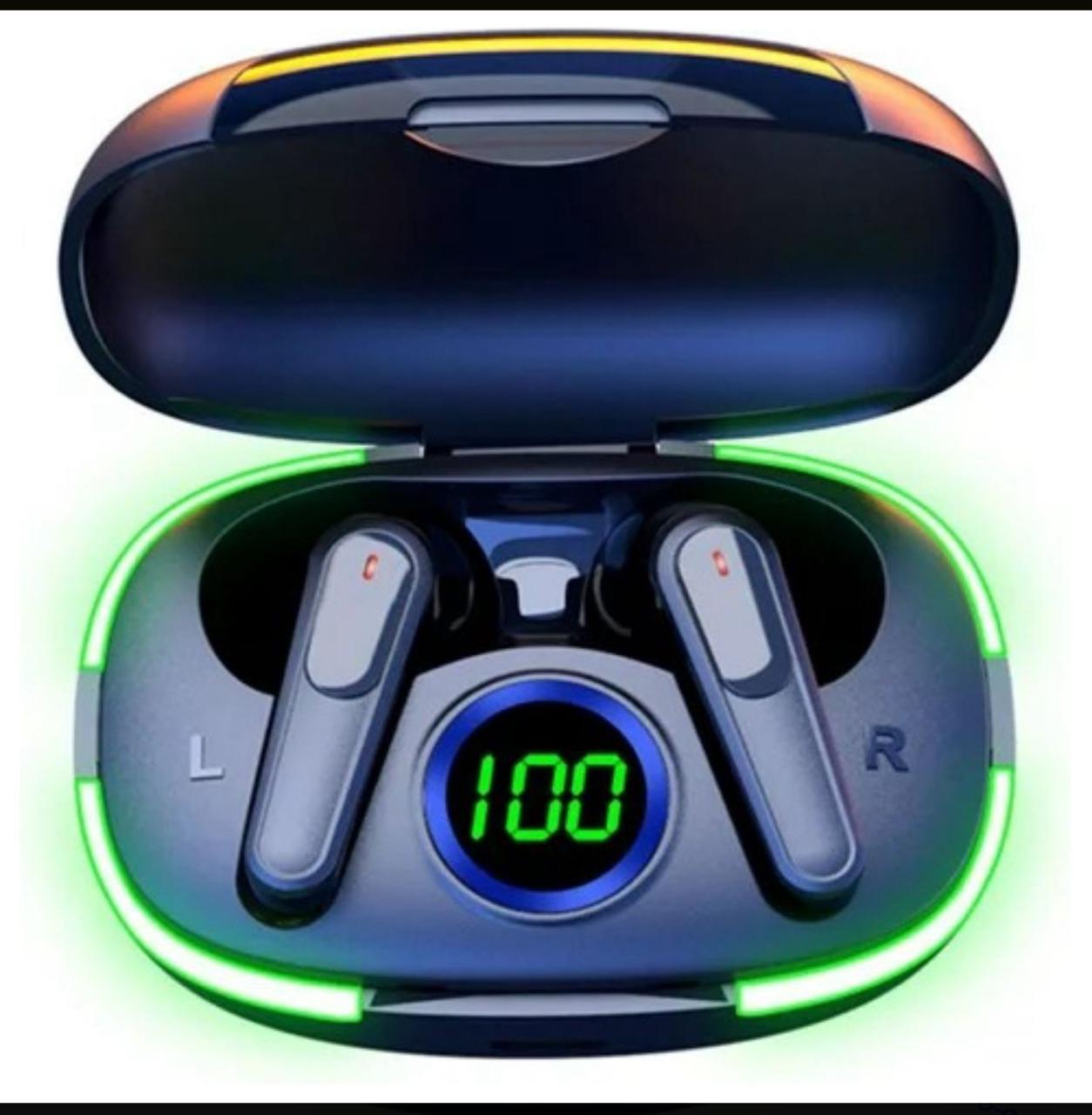 Audífonos Gamer Bluetooth con Luces LED, Pantalla Digital y Cancelación de Ruido - Mercacity Colombia