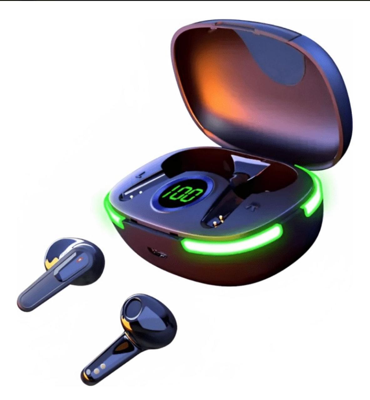 Audífonos Gamer Bluetooth con Luces LED, Pantalla Digital y Cancelación de Ruido - Mercacity Colombia