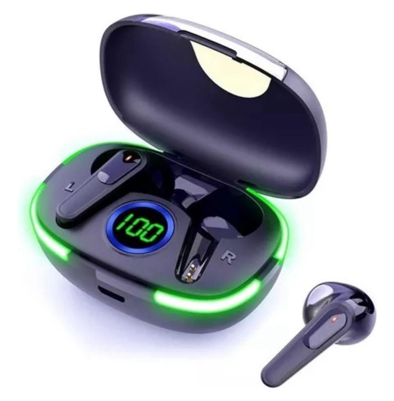 Audífonos Gamer Bluetooth con Luces LED, Pantalla Digital y Cancelación de Ruido - Mercacity Colombia