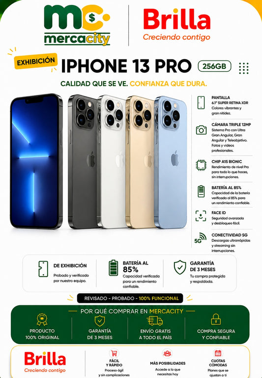 iPhone 13 Pro 256GB | Potencia Pro, Elegancia y Rendimiento Apple - Mercacity Colombia