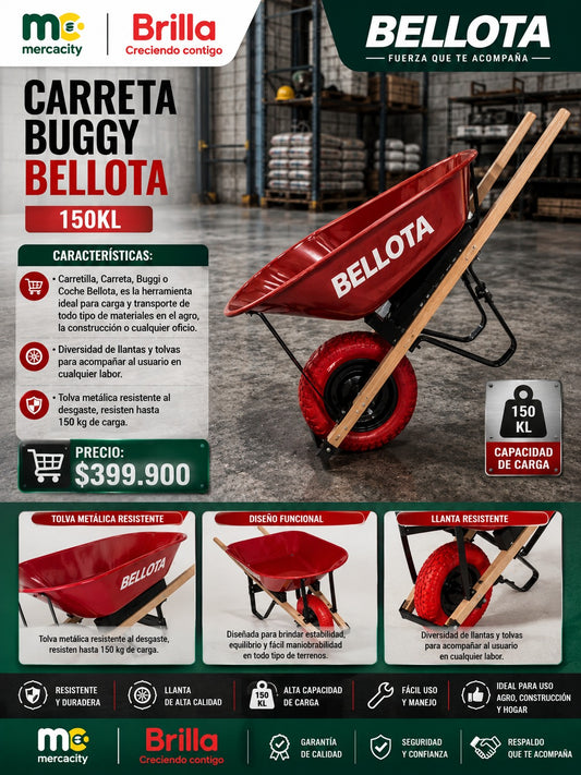 CARRETA BUGGY BELLOTA 150KL - Mercacity Colombia