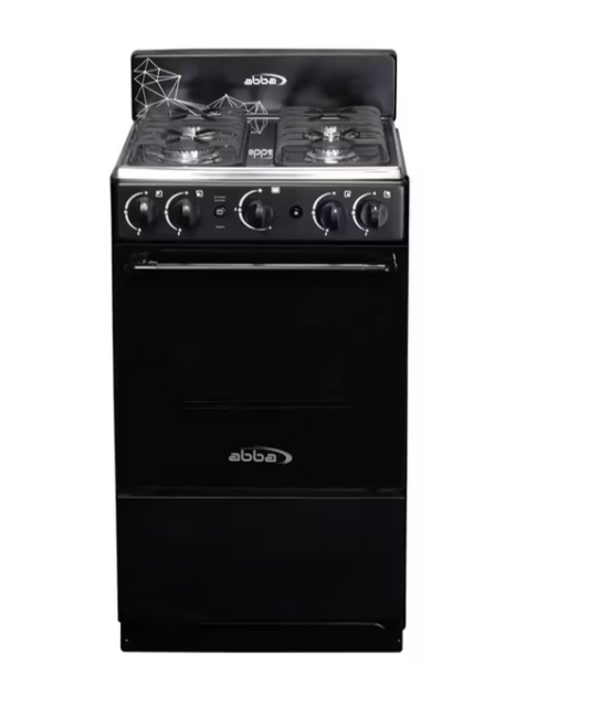 Estufa ABBA 4 Puestos con Horno Eléctrico – Cocina Moderna, Segura y Duradera - Mercacity Colombia