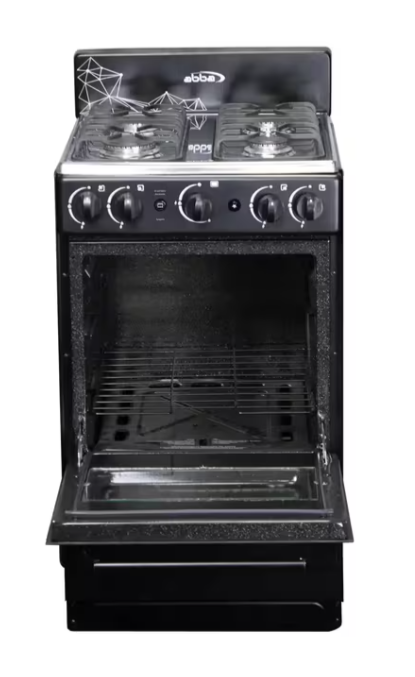 Estufa ABBA 4 Puestos con Horno Eléctrico – Cocina Moderna, Segura y Duradera - Mercacity Colombia