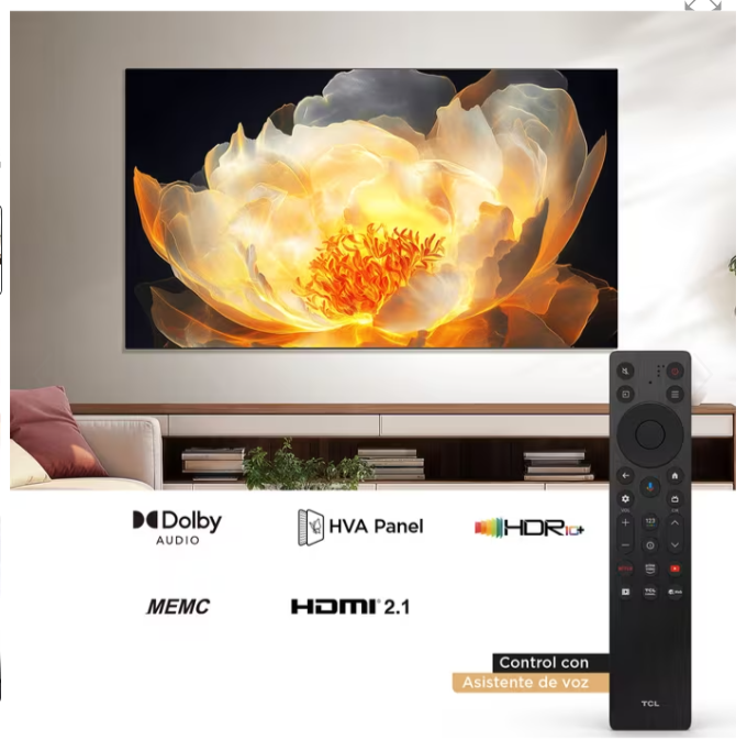 Smart TV TCL 55" 4K UHD - Google TV (V6C Series) | Cine en Casa - Mercacity Colombia